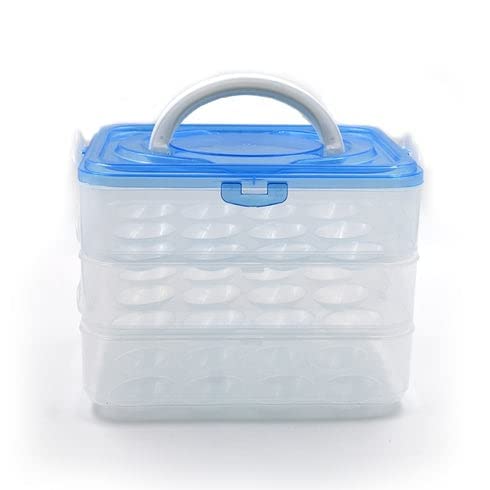 Plastic Pearl Three Layer 36 Grid Egg Storage