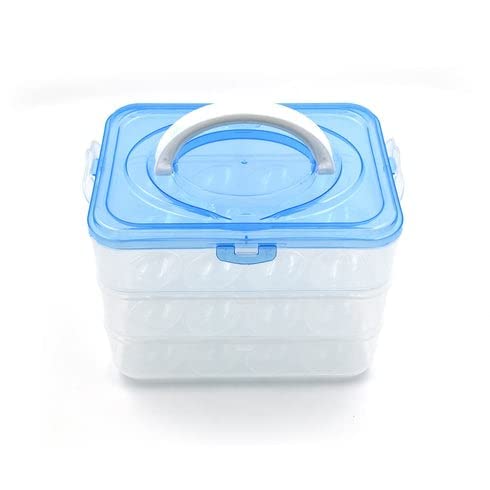 Plastic Pearl Three Layer 36 Grid Egg Storage