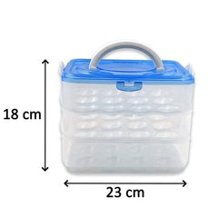 Plastic Pearl Three Layer 36 Grid Egg Storage