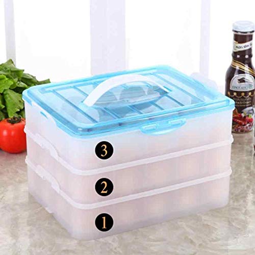 72 Grid 3 Layer Egg Storage Plastic Box Egg Holder