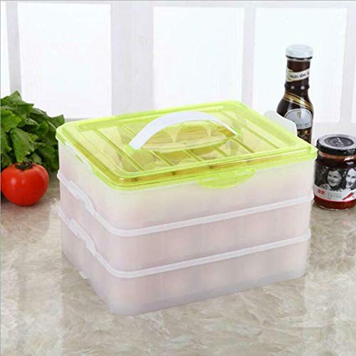 72 Grid 3 Layer Egg Storage Plastic Box Egg Holder