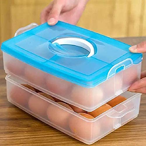 Double Layer All in One Egg Storage Box