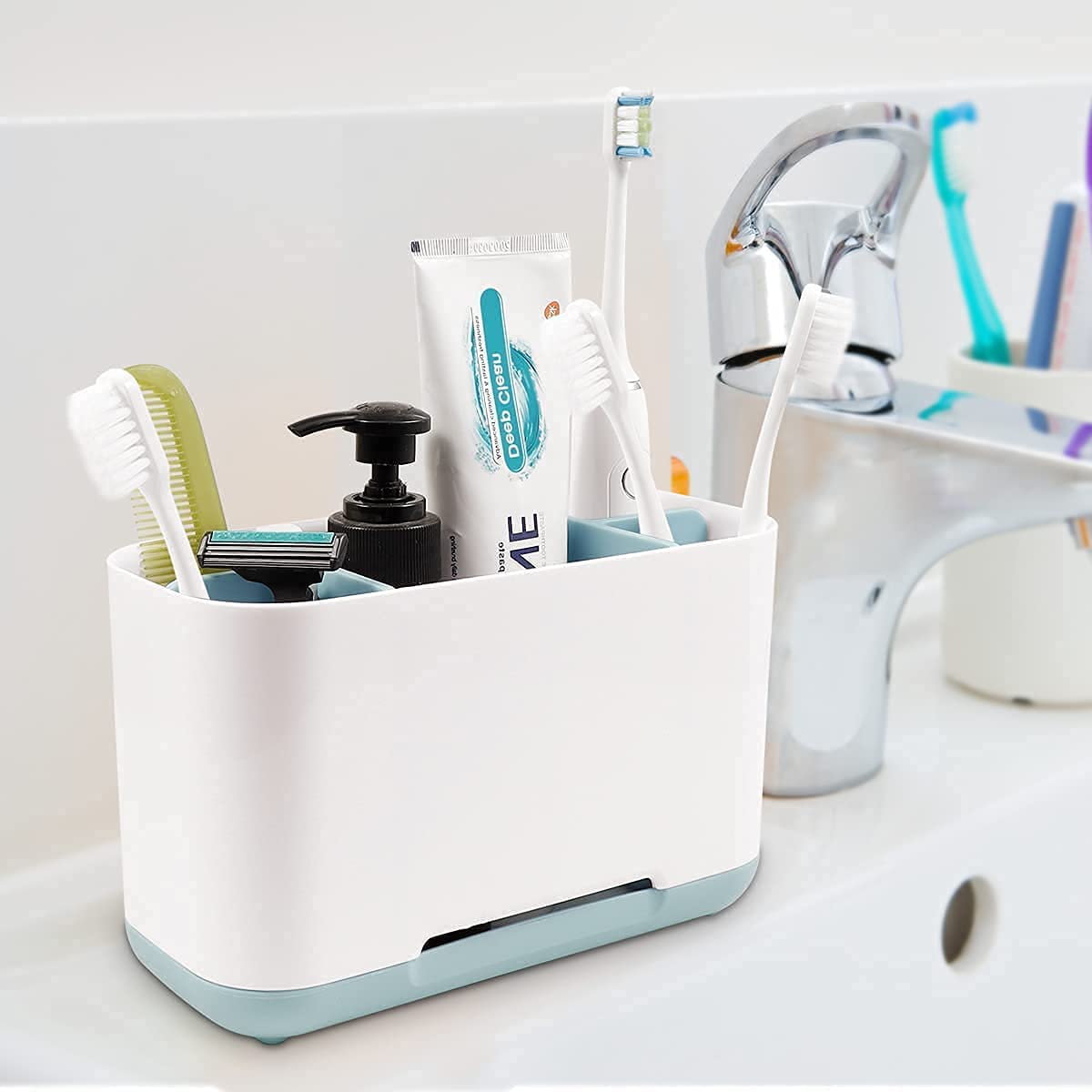 Toothbrush Holder Tumbler Multipurpose Storage