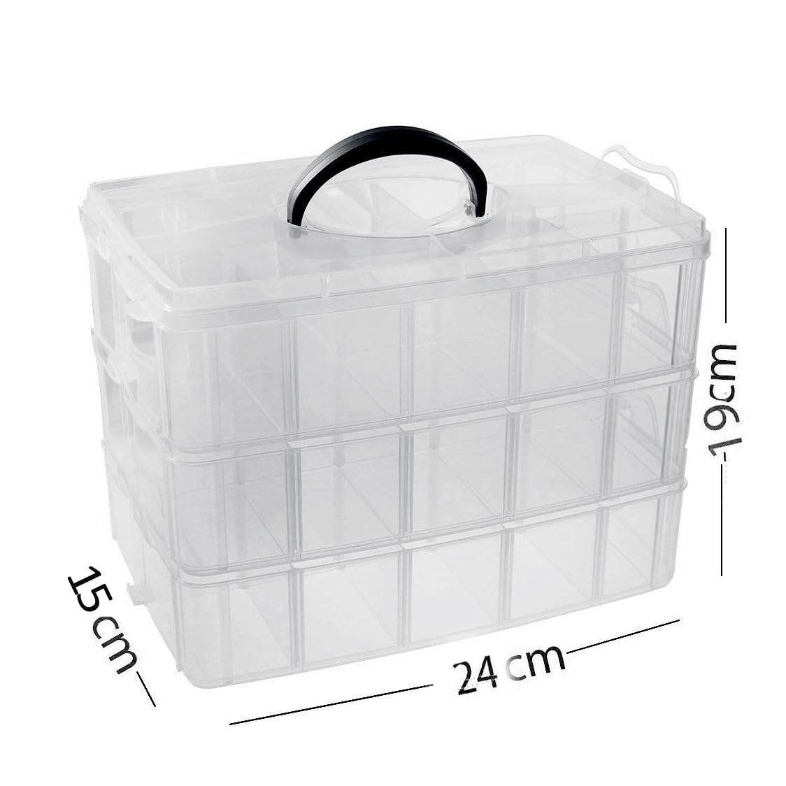 3 Layar 30 Gried Storage Box Basket Container