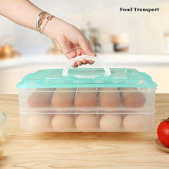 Double Layer All in One Egg Storage Box