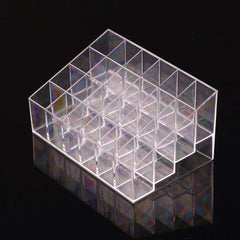 Transparent Cosmetic Makeup Organizer for Lipstick, Brushes, Bottles, and More.