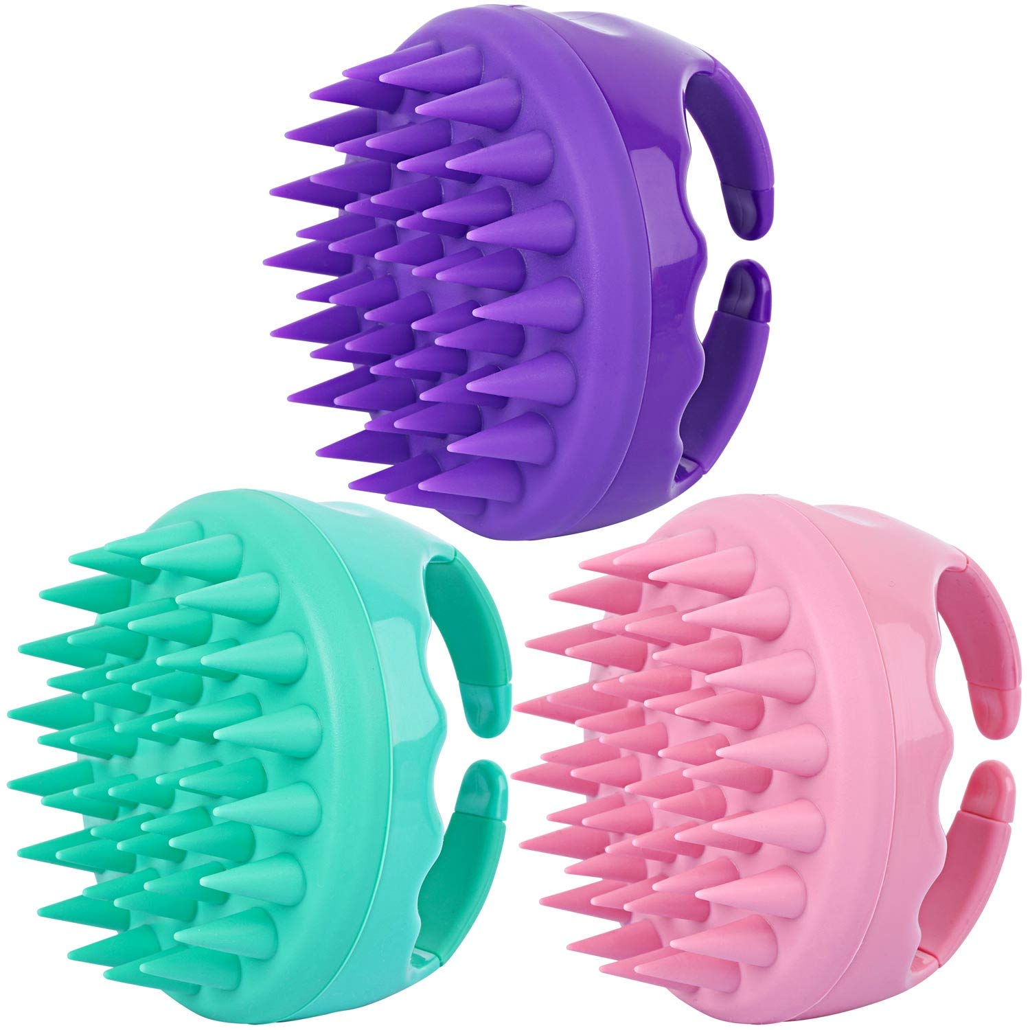 3 Packs Silicone Hair Scalp Massager