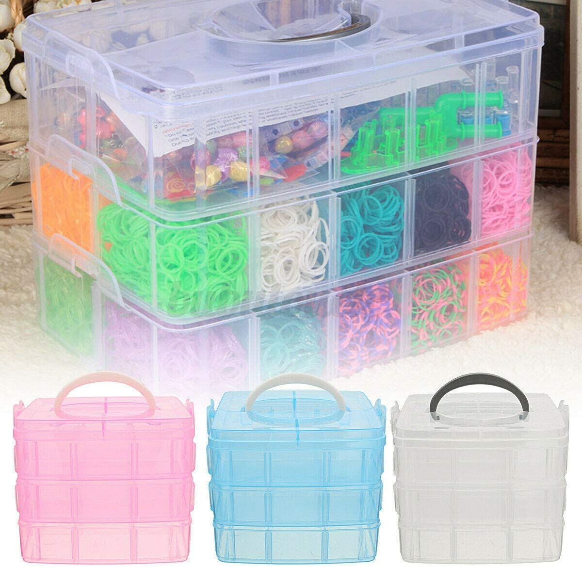 3 Layar 30 Gried Storage Box Basket Container