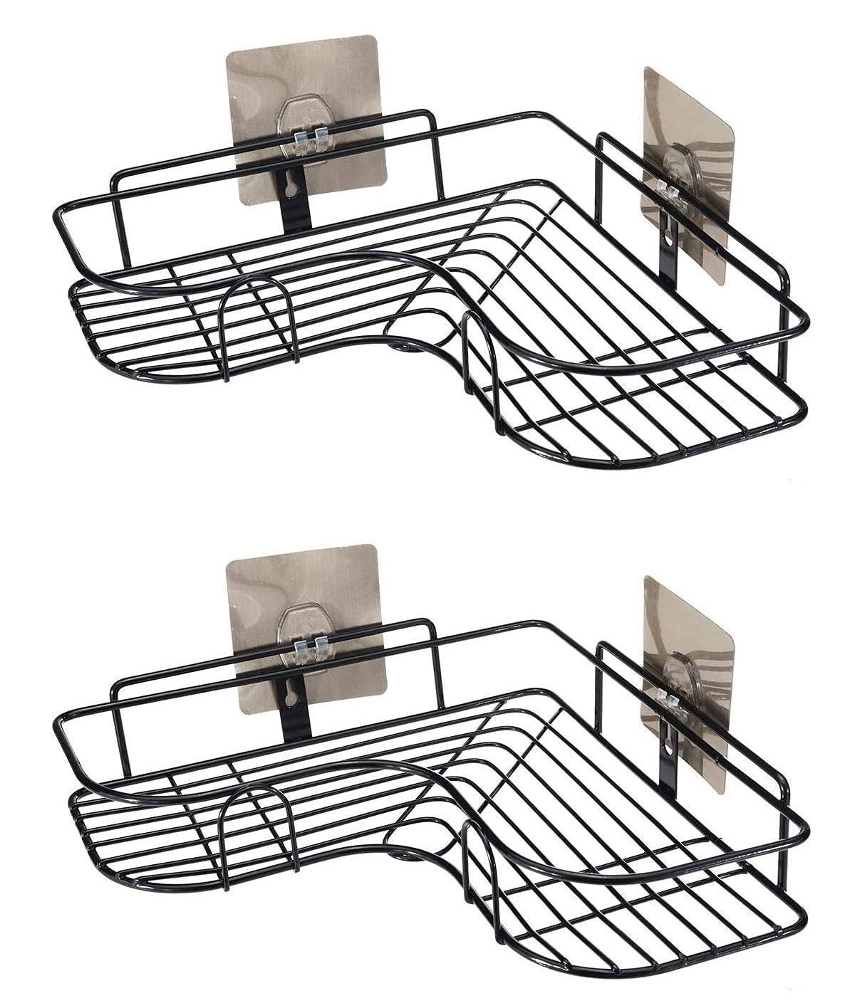 Triangle Basket Storage Organizer Rack for Washroom