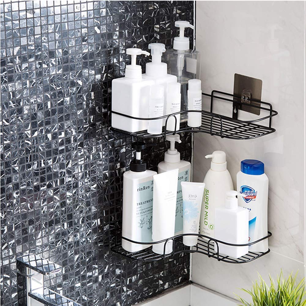 Triangle Basket Storage Organizer Rack for Washroom